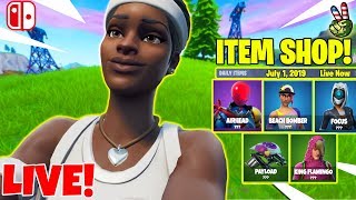 Nintendo Switch Player! // ITEM SHOP JULY 1, 2019 // (Fortnite Battle Royale LIVE)