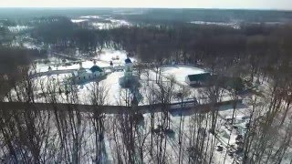 Аэросъемка Ибердского Александро-Невского Софрониевого монастыря
