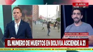 Golpe de Estado en Bolivia: continúa la represión en La Paz
