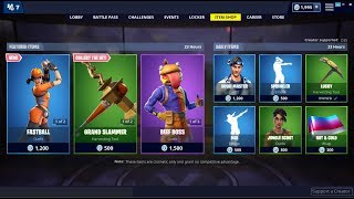 *NEW*Fastball & Slugger Skins! Fortnite Item Shop March 28, 2019