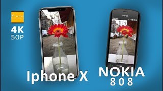 Iphone X vs. NOKIA 808 - Fast CAMERA Check