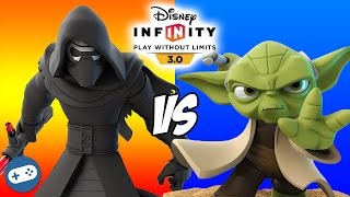 Kylo Ren VS Yoda Disney Infinity 3.0 Star Wars Toy Box Versus