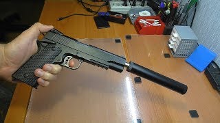 ТЫЖ РЕМОНТЕР! Сломался пистолет Colt K35D (c10a+) / Провернули глушитель