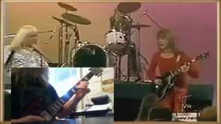 Rock And Roll Hootchie Koo guitar solo playthrough, 1973 version