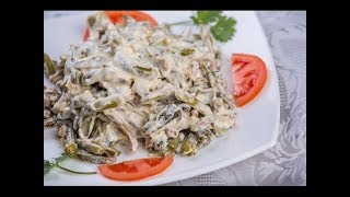 Объедение.Шикарный салат из КУРИНЫХ ЖЕЛУДКОВ /КУРИНЫХ ПУПКОВ/.salad. salad of chicken stomachs.