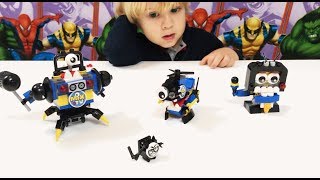 Building Blocks Toys for children Lego mixels 3 in 1 creator duplo junior Myke Robot