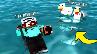 TERS MASKE SONUNDA TAVUK ÇİFTLİĞİ KURUYOR - TARIMCRAFT #18 - Minecraft