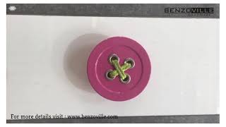 Benzoville - Pink Button Cabinet Knob for Kids room SMD ( Egypt )