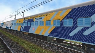 MSTS Indian Railways New color scheme coachs in Open Rails