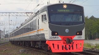 Электропоезд ЭД4МКУ-0151 "ЦППК", станция Железнодорожная