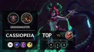 Cassiopeia Top vs Vladimir - KR Grandmaster Patch 9.10