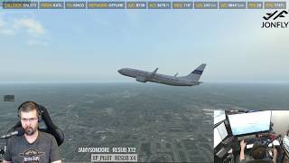 X-Plane 11 - Zibo 737 3.23T with RG Mod Part 2 of 4
