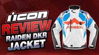 Icon Raiden DKR Jacket Review from SportbikeTrackGear.com