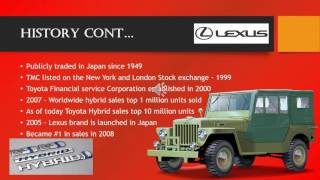 TOYOTA MOTOR CORPORATION   Presentation