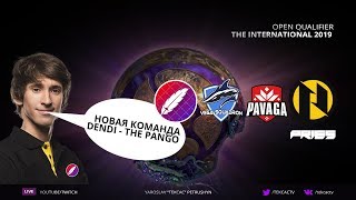 ? [RU] Dendi - The Pango, FTM, KBU, PRIES | Bo1 | СНГ КВАЛЫ - The International 2019