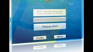 Активация Windows 7 - RemoveWAT
