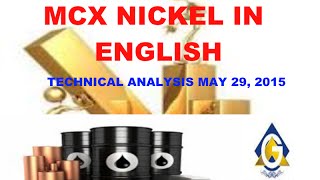 MCX NICKEL TRADING TECHNICAL ANALYSIS MAY 29 2015 IN ENGLISH