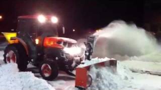 Kubota L4740 with Snowblower & Spreader #2