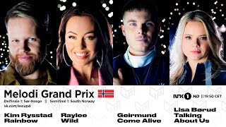 Melodi Grand Prix 2020 | Delfinale 1 // Semifinal 1 | Sør-Norge // South Norway | NRK 1 | 720p50