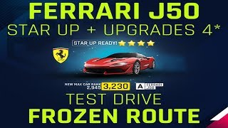Asphalt 9 | Ferrari J50 | Star Up / Upgrades 4⭐️ | Test Drive @Frozen Route