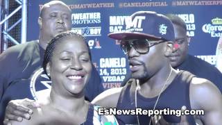 Floyd Mayweather Plan To Give His Mom A Million Dollar Check