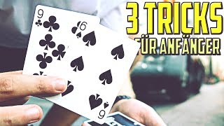 ZAUBERN LERNEN mit den 3 EINFACHSTEN Kartentricks der Welt (für Anfänger)