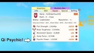 I got Qi psychic! (Roblox Super Power Training Simulator)