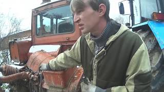 Обзор плуга ПОН-4-40 // запчасти, проблемы в работе, частые поломки // ДТ-175С проблемы с навеской