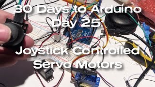 Controlling 2x Servos with an Arduino Analog Joystick input