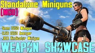 Fallout 4: Weapon Showcases: Standalone Miniguns (Mod)