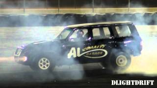Nissan Patrol VTC Drifts at QRC - استعراض في حلبة قطر