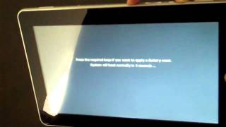 How to reset the SuperPad Flytouch 2 Google Android OS 10 inch