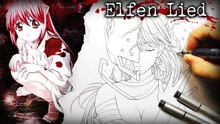 Disturbing but Awesome Anime: Elfen Lied - DRAWING