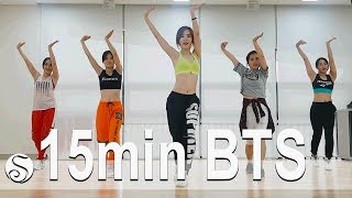 15 minute BTS Diet Dance Workout. 15분 다이어트댄스. cardio. 홈트. 댄스다이어트.