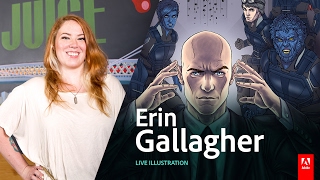 Live Illustration with Erin Gallagher - Adobe Live