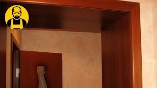 Обшивка проёма доборными планками