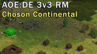 Age of Empires: Definitive Edition - 3v3 RM Gameplay - eartahhj - 03/02/2018