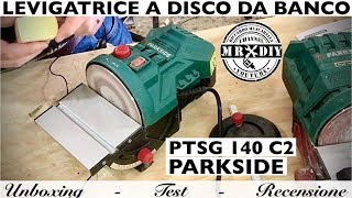 Levigatrice a disco Parkside Lidl PTSG 140 C2. Platorello a strappo. levigatrice da banco. 2020. b2