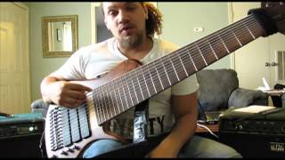 Scott Fernandez 12 String Bass (Sophia) WalkThrough and Demonstration