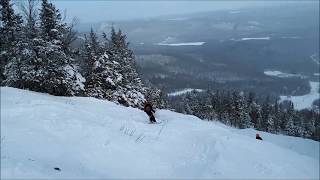 Mt Orford 3 février 2018-Une journée sans vent et des pistes impeccables
