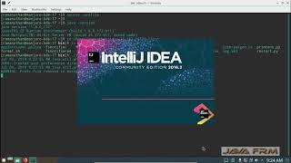IntelliJ IDEA 2016 Community Edition installation on Manjaro Linux 17.1 KDE Plasma Edition