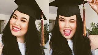 CHEAP + EASY + SWEAT PROOF + SIMPLE GRADUATION MAKEUP TUTORIAL!