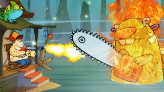 Swamp Attack ЖАРИМ ЗЛЫХ БОБРОВ Мульт игра для детей Атака на болоте