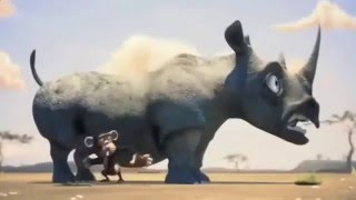 ОЧЕНЬ СМЕШНОЙ МУЛЬТИК ПРО ОБЕЗЬЯНУ И ЗАСТРЯВШУЮ В НОСУ ЛОЖКУ