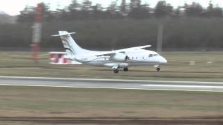 Sun-air of Scandinavia Dornier Do-328 Jet (D-BABY) Landing in Billund