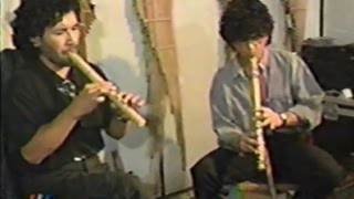 REPORTAJE ILLAPU SALA DE ENSAYO MEGAVISIÓN 1994.