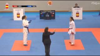 Серия A Karate1 2017 - Толедо. Финал в женском кумитэ до 61 кг
