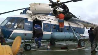 Остров Галля Landing on the island Gall
