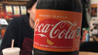 We try NEW Coca Cola Orange Vanilla