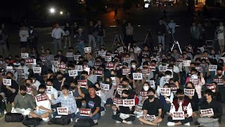 서울대·고려대·연세대 '조국 반대' 촛불집회 / 연합뉴스TV (YonhapnewsTV)